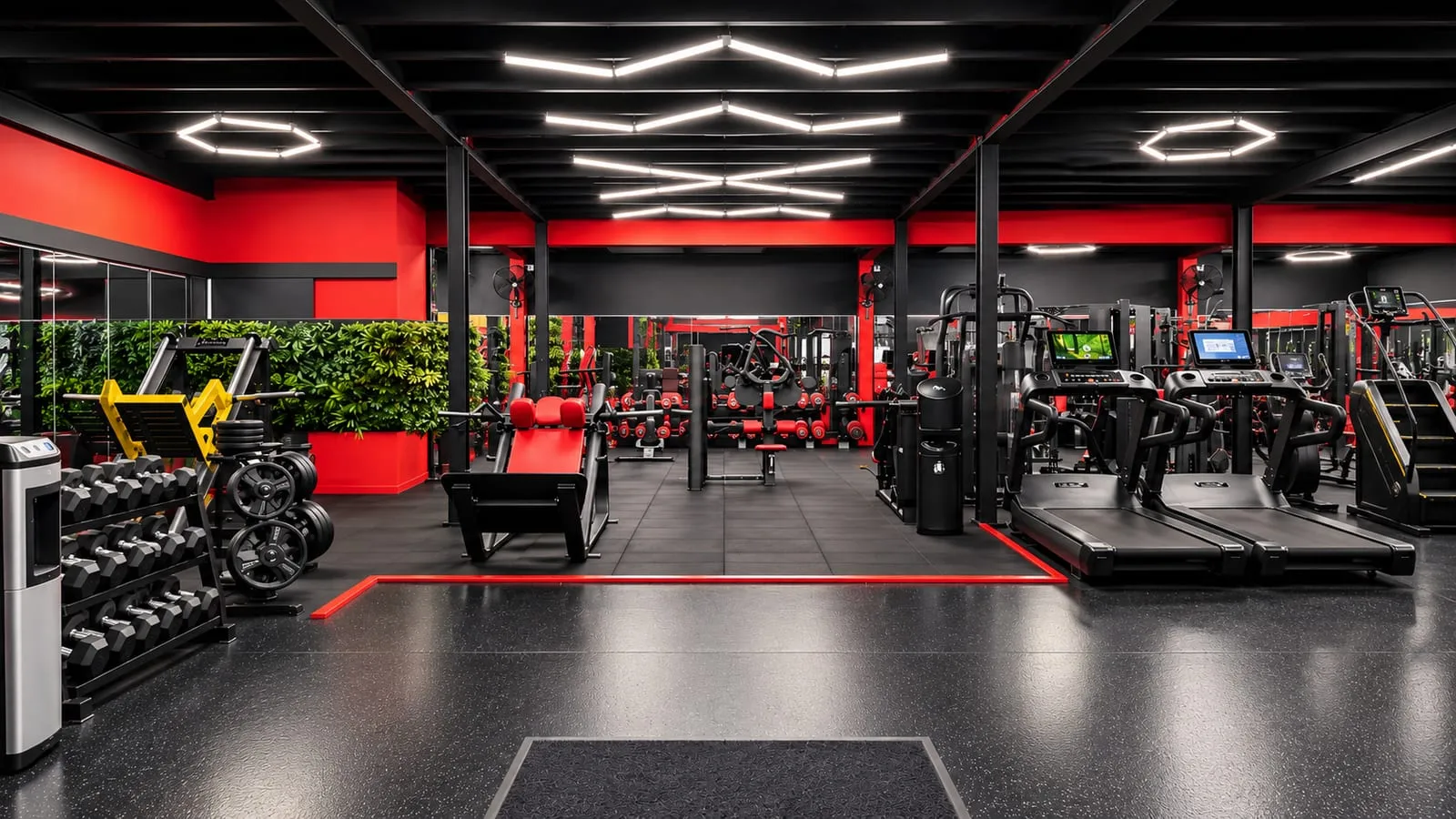 Espace cardio et musculation